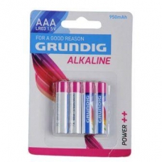 Pilhas Grundig Alkaline AAA 1.5V Unidades:4 Pilhas Grundig Alkaline AAA 1.5V Unidades:4